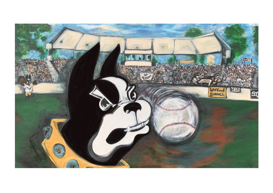 Go Terriers! Wofford Baseball Print